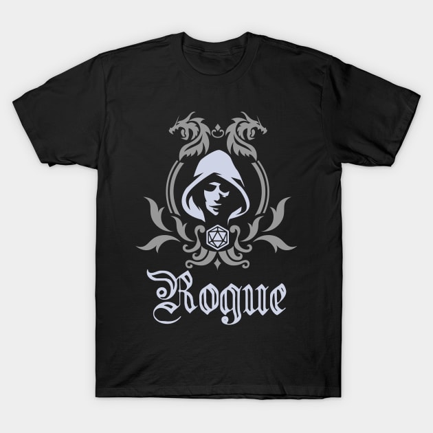 D&D Rogue Simple Class Emblem T-Shirt by Sunburst